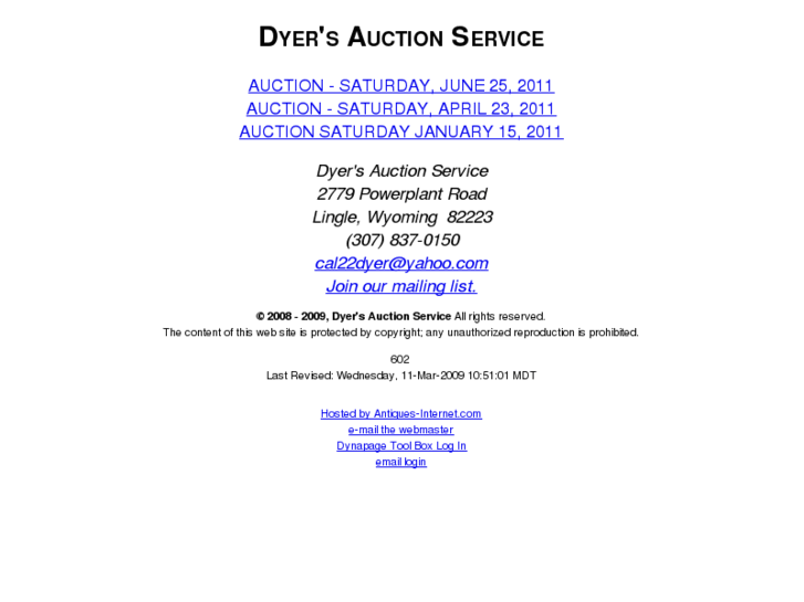 www.dyersauction.com