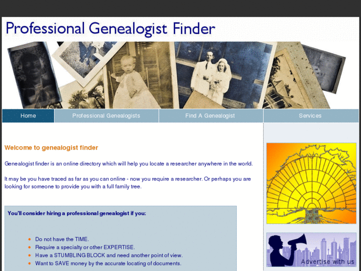 www.genealogistfinder.com