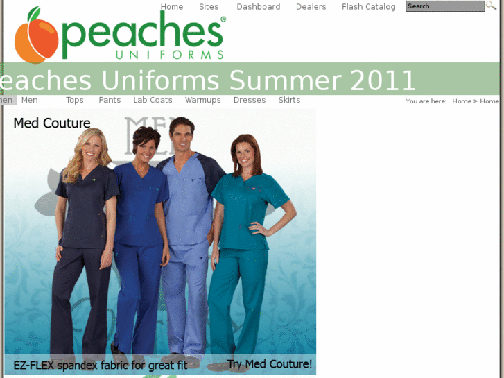 www.peachesuniforms.com