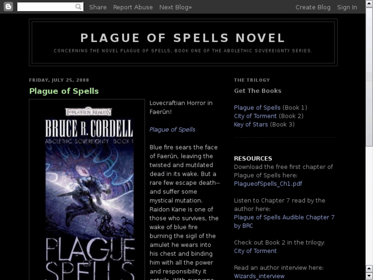 www.plagueofspells.com