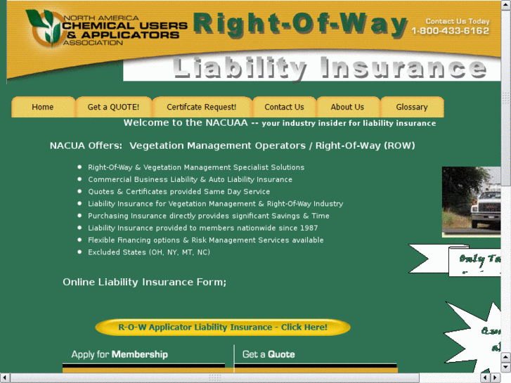 www.rightofwayinsurancenacuaa.com