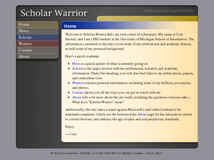 www.scholar-warrior.info