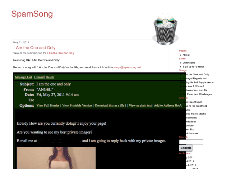 www.spamsong.net