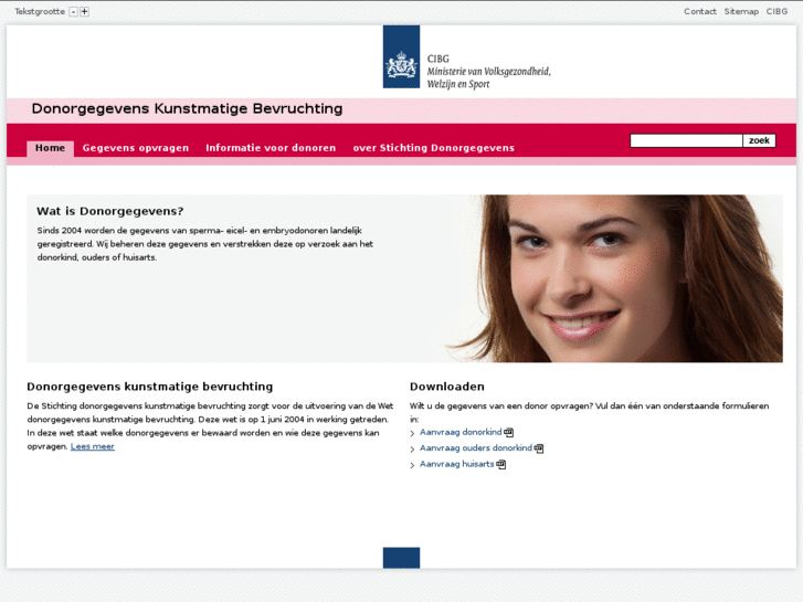 www.donorgegevens.nl