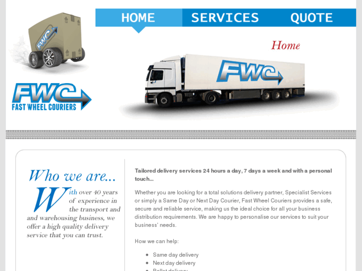 www.fastwheelcouriers.com