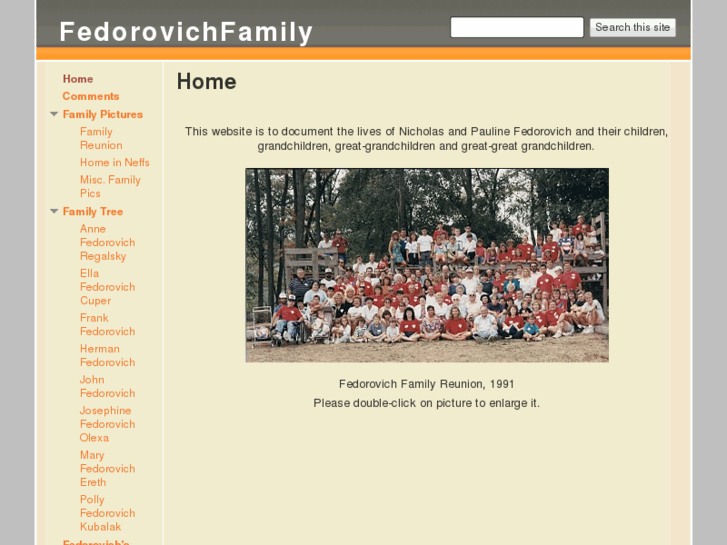 www.fedorovichfamily.com