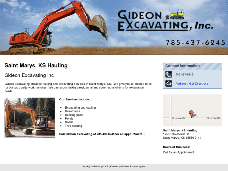 www.gideonexcavating.com