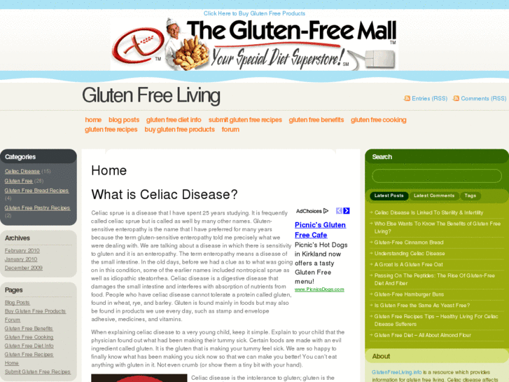 www.glutenfreeliving.info