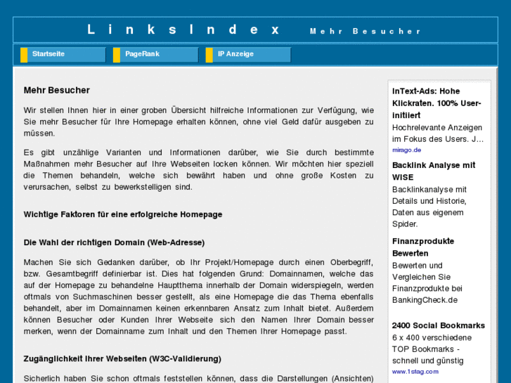 www.linksindex.de