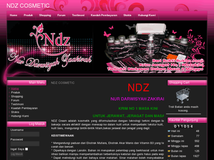 www.ndzcosmetic.com