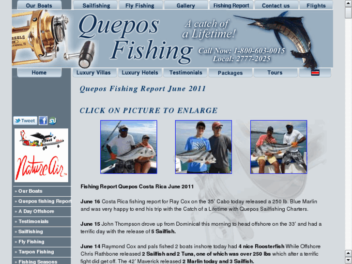 www.queposfishingreports.com