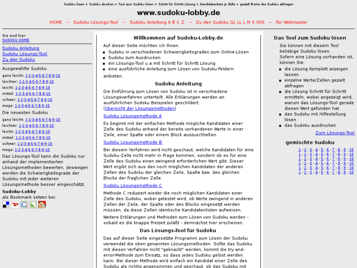 www.sudoku-lobby.de