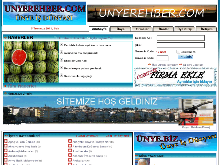 www.unye.biz