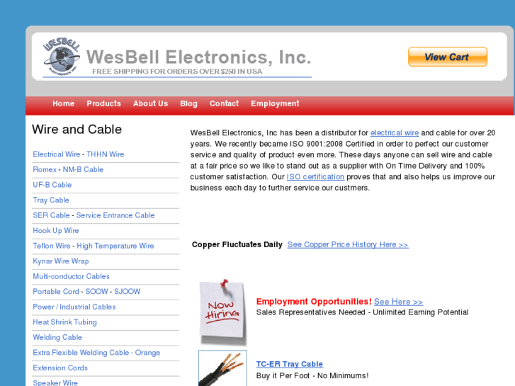 www.wesbellwireandcable.com