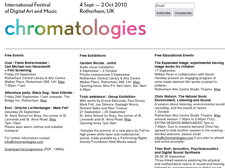 www.chromatologies.com