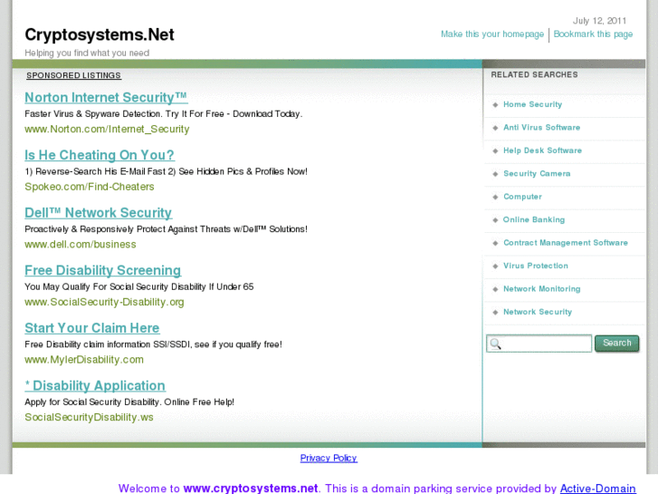 www.cryptosystems.net