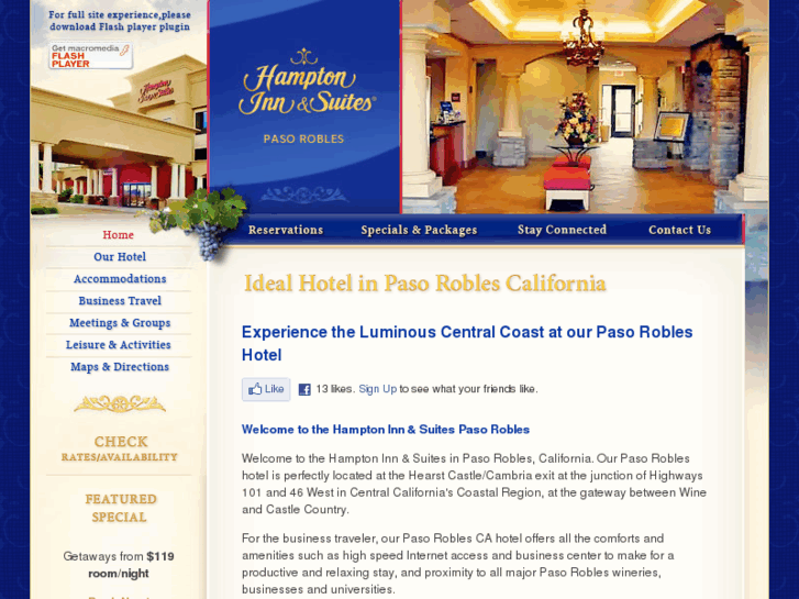 www.hamptoninnpasorobles.com