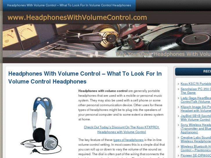 www.headphoneswithvolumecontrol.com