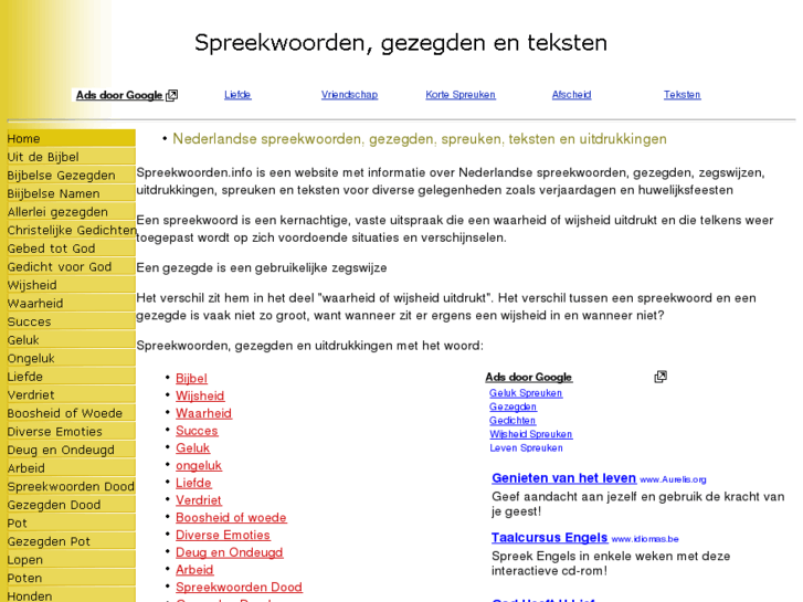 www.spreekwoorden.info