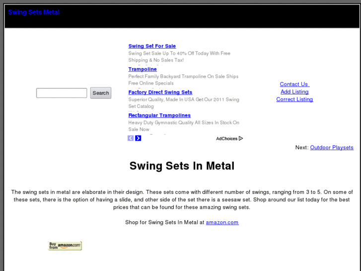 www.swingsetsmetal.com