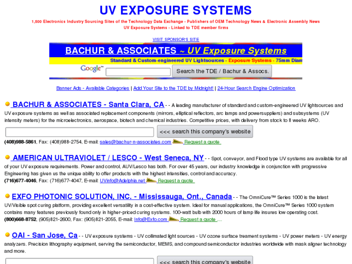 www.uvexposuresystems.com