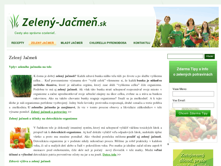 www.zeleny-jacmen.sk