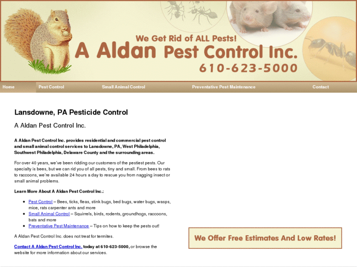 www.aldanpestcontrol.com