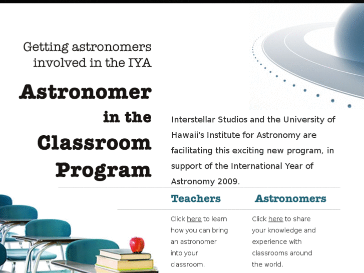 www.astronomerintheclassroom.org