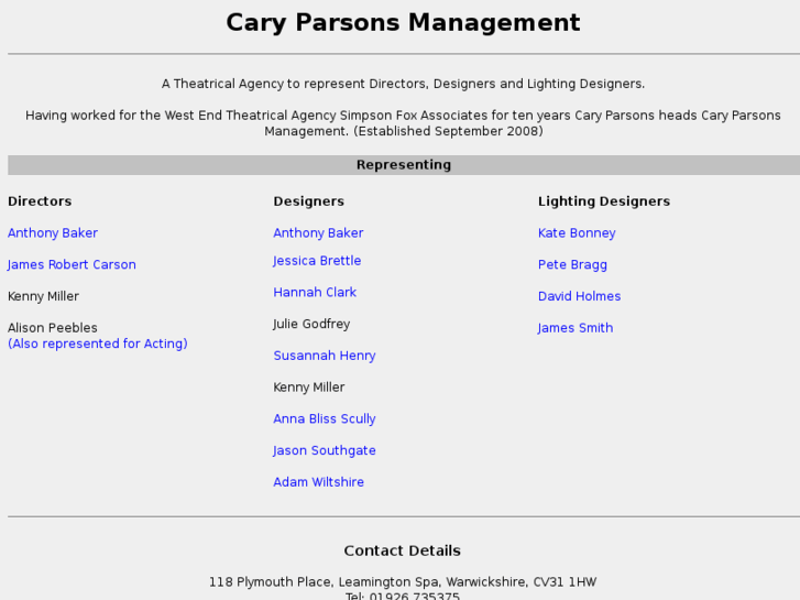 www.caryparsons.co.uk