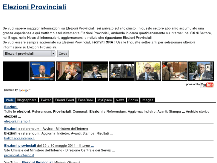 www.elezioniprovinciali.net