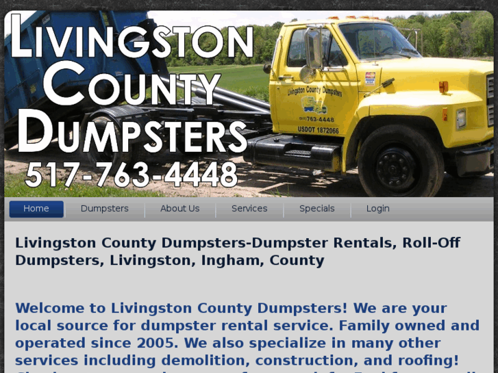 www.livingstoncountydumpsters.com