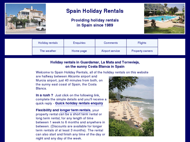 www.spainholidayrentals.com