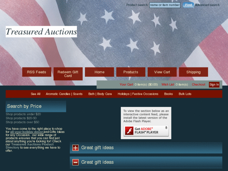 www.treasuredauctions.com