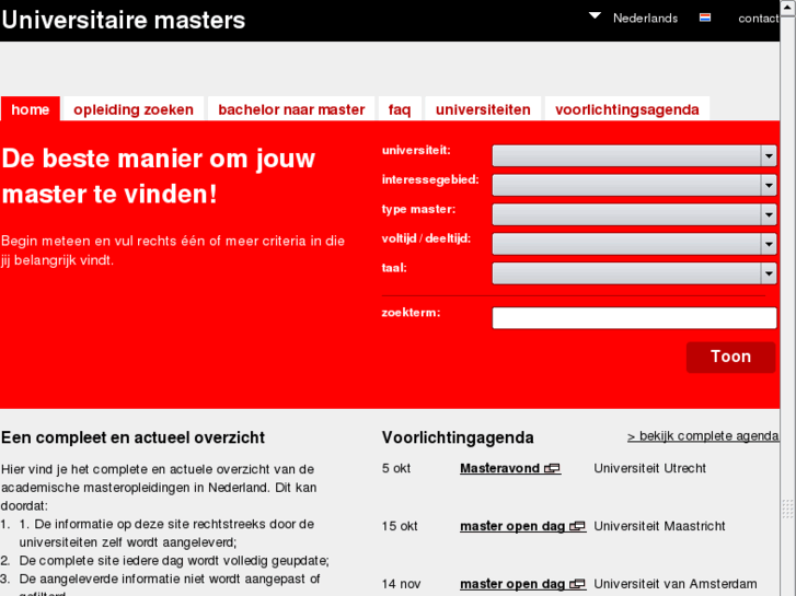 www.universitairemasters.nl