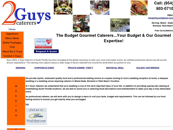 www.2guyscaterers.com