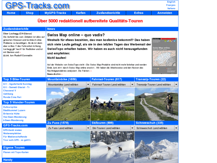 www.gps-tracks.biz