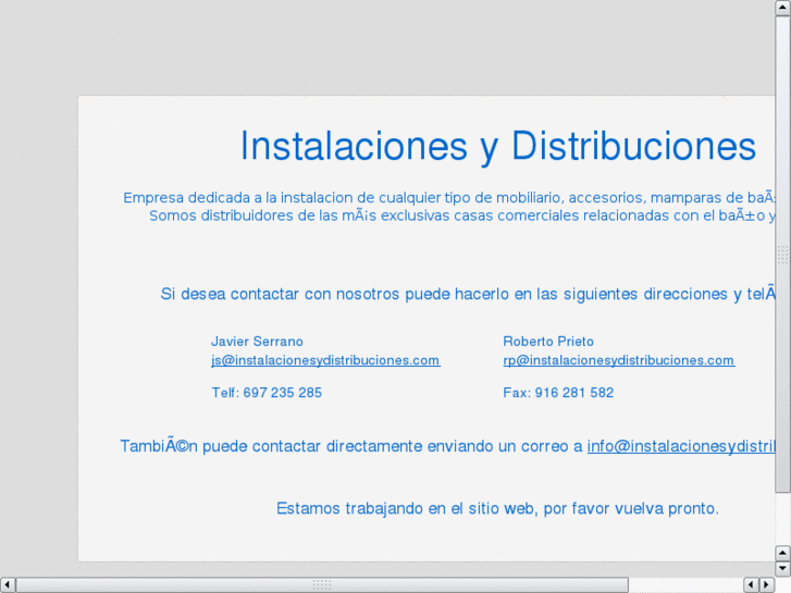 www.instalacionesydistribuciones.com