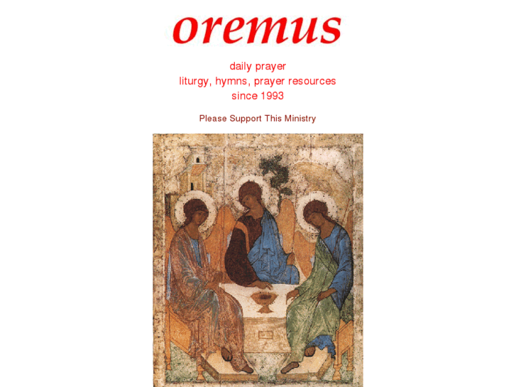 www.oremus.org