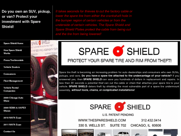 www.thespareshield.com