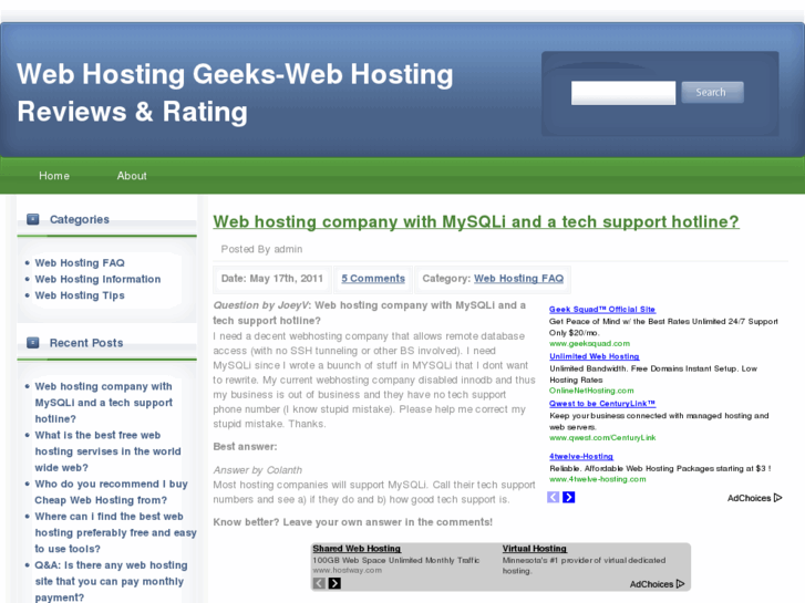 www.webhostinggeeks.info