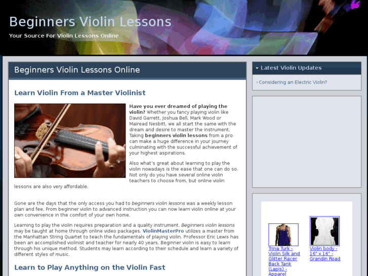 www.beginnersviolinlessons.org
