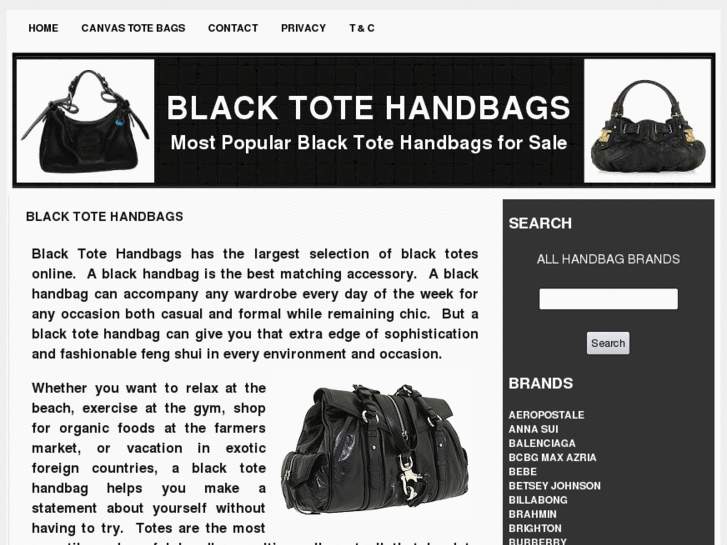 www.blacktotehandbags.com