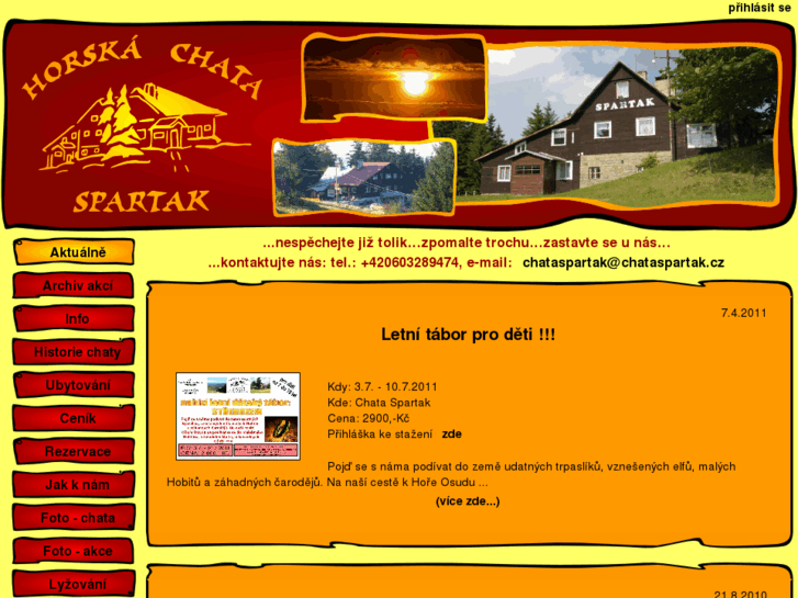 www.chataspartak.cz