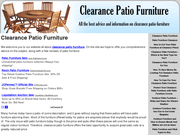 www.clearancepatiofurniture.org