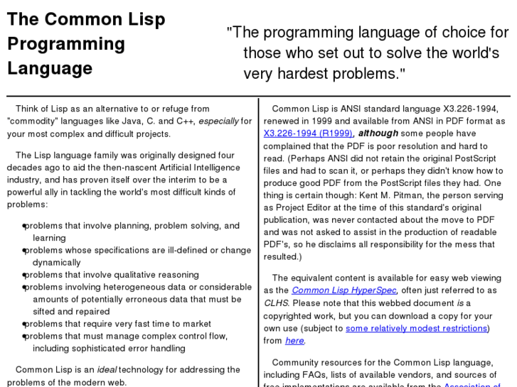 www.common-lisp.info