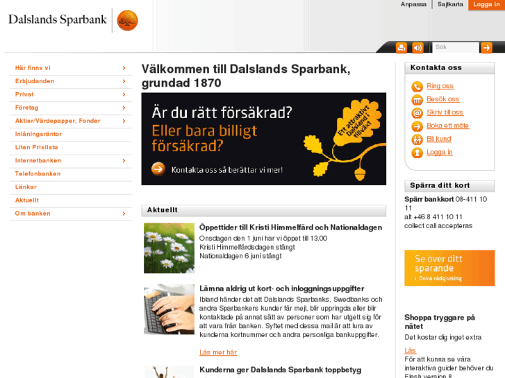 www.dalslandssparbank.biz