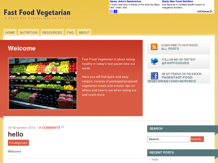 www.fastfoodvegetarian.org