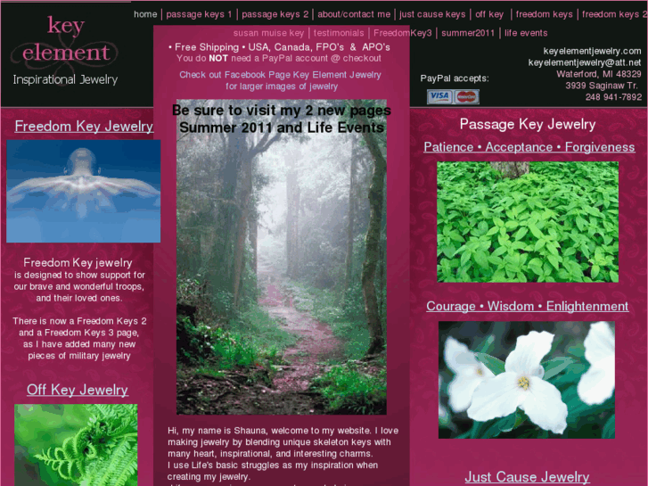 www.keyelementjewelry.com