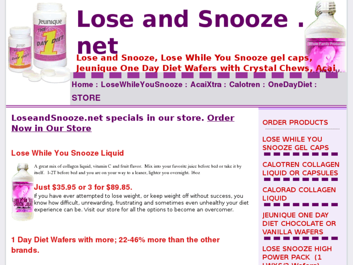 www.loseandsnooze.net