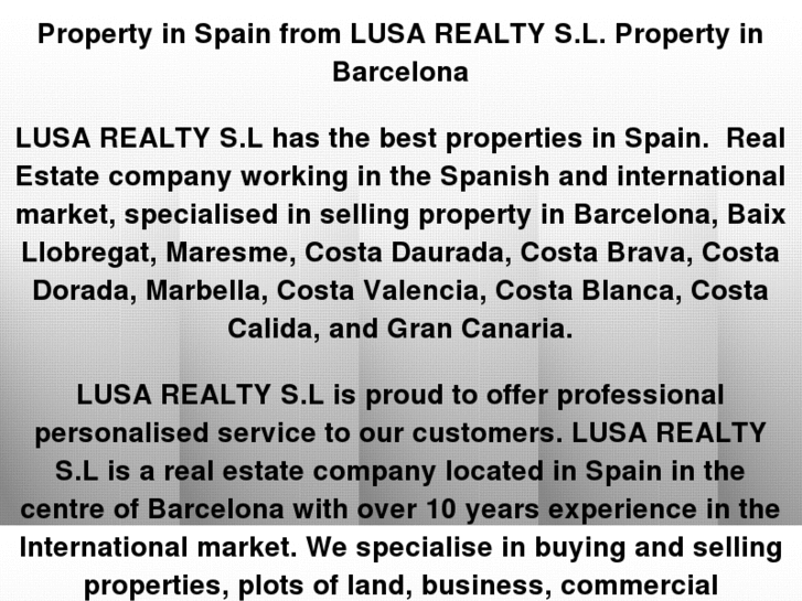 www.lusarealty.com